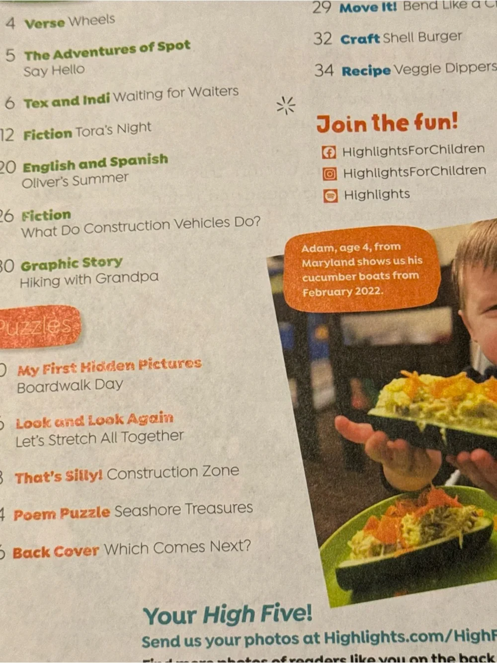 High Five Kids'‎ Activity Magazine - Let's Dig! June 2022